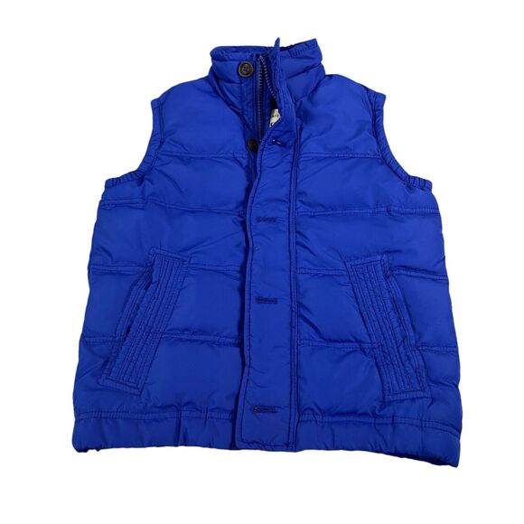 Abercrombie & Fitch Down Puffer Vest Kids Large Blue Summit Rock Gorpcore - Picture 1 of 15